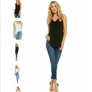 Black tank by fab'rik, soft material NWOT